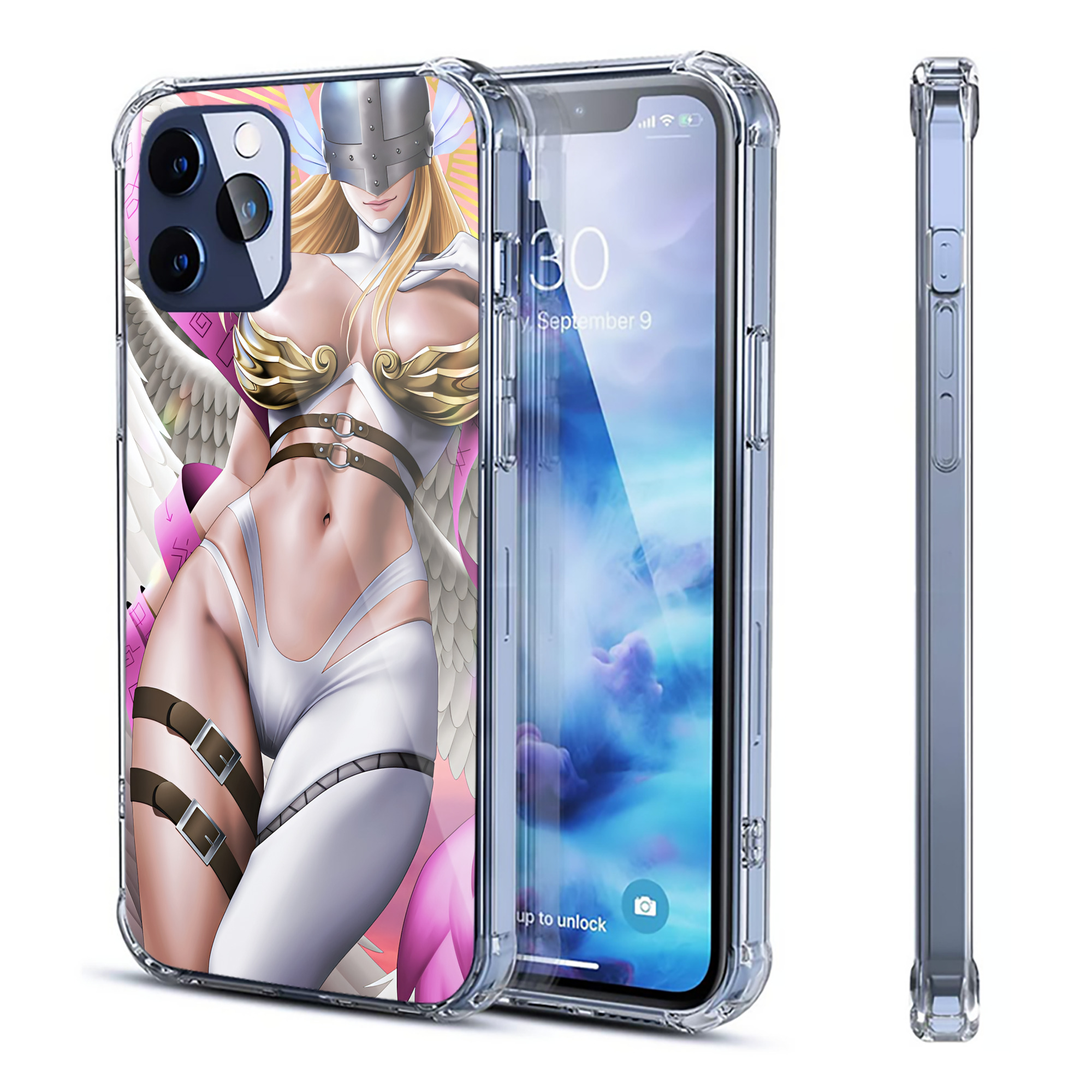 （画像用） Digimon デジタルモンスター/デジモン 【iPhone 12シリーズ対応】透明スマホケース（クリアソフトケース）